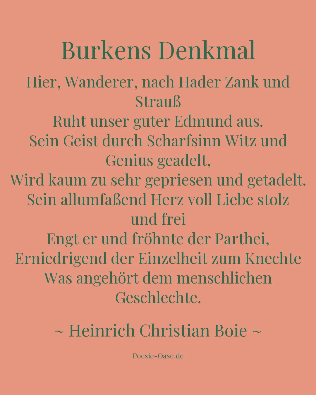 Illustration zu Burkens Denkmal