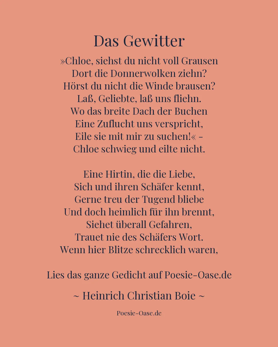 Illustration zu Das Gewitter