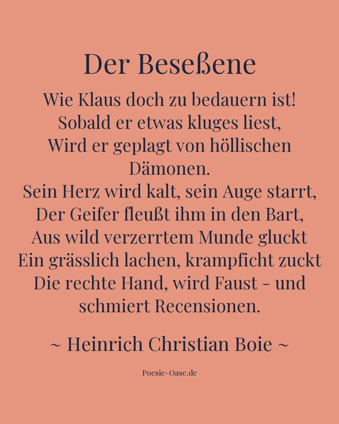 Illustration zu Der Beseßene