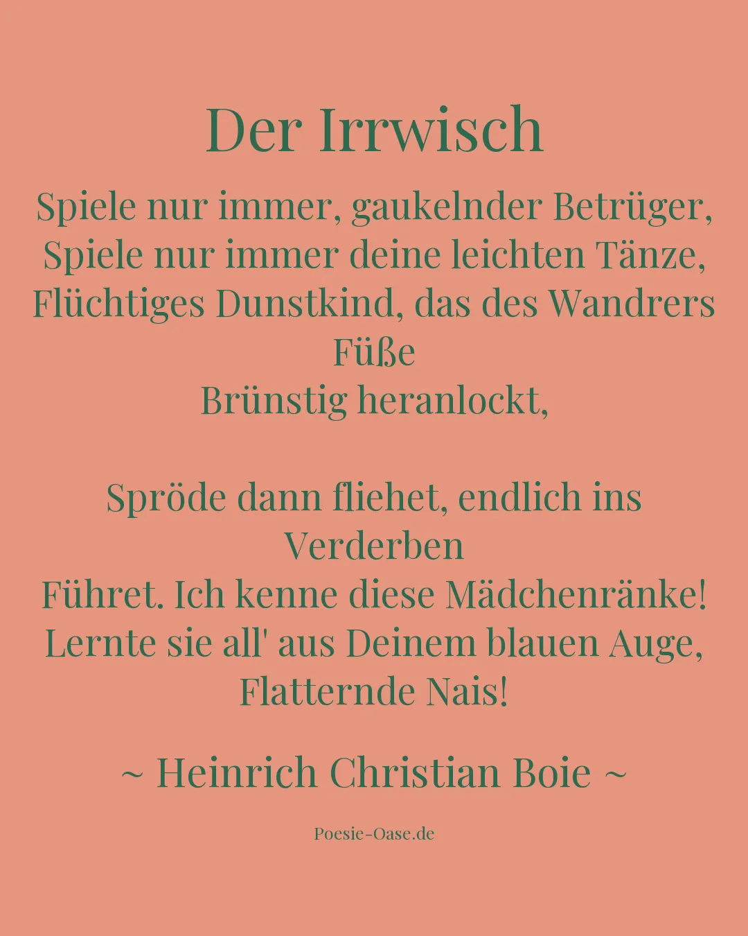Illustration zu Der Irrwisch
