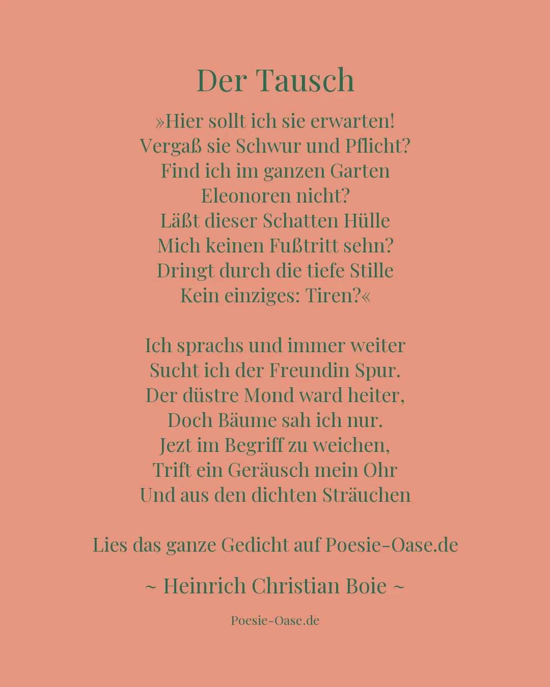 Illustration zu Der Tausch