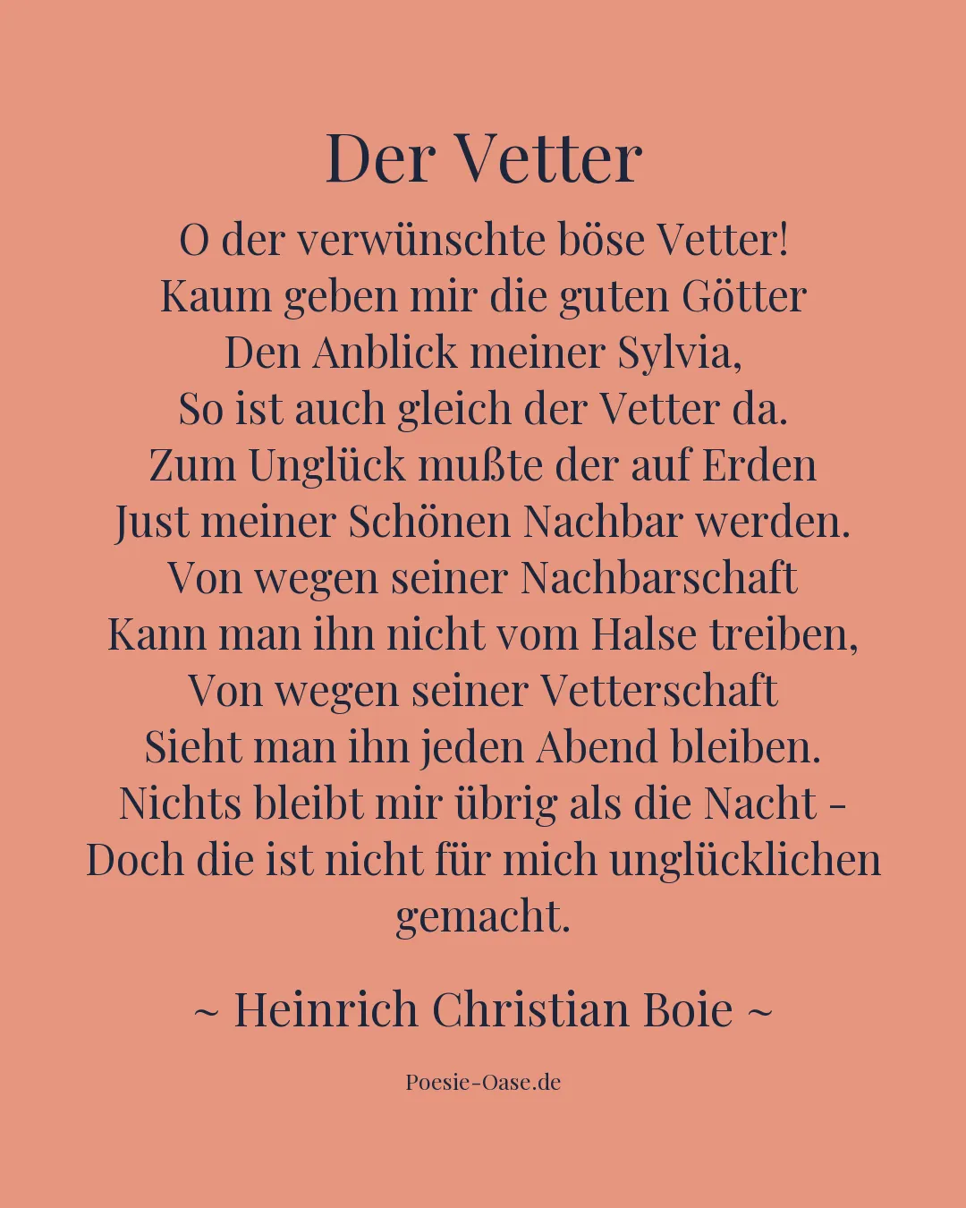 Illustration zu Der Vetter