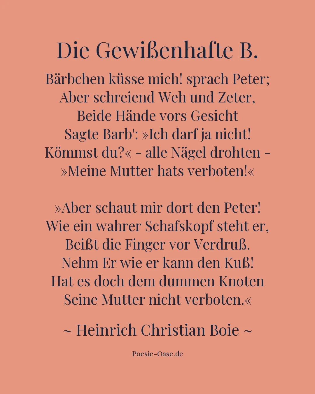 Illustration zu Die Gewißenhafte B.