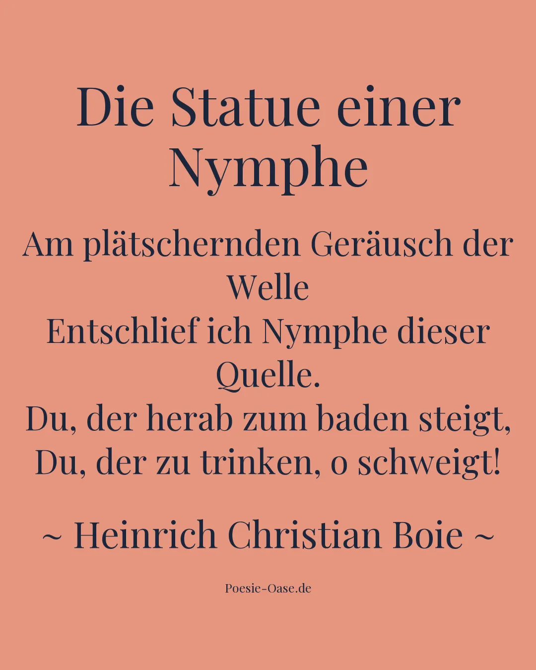 Illustration zu Die Statue einer Nymphe
