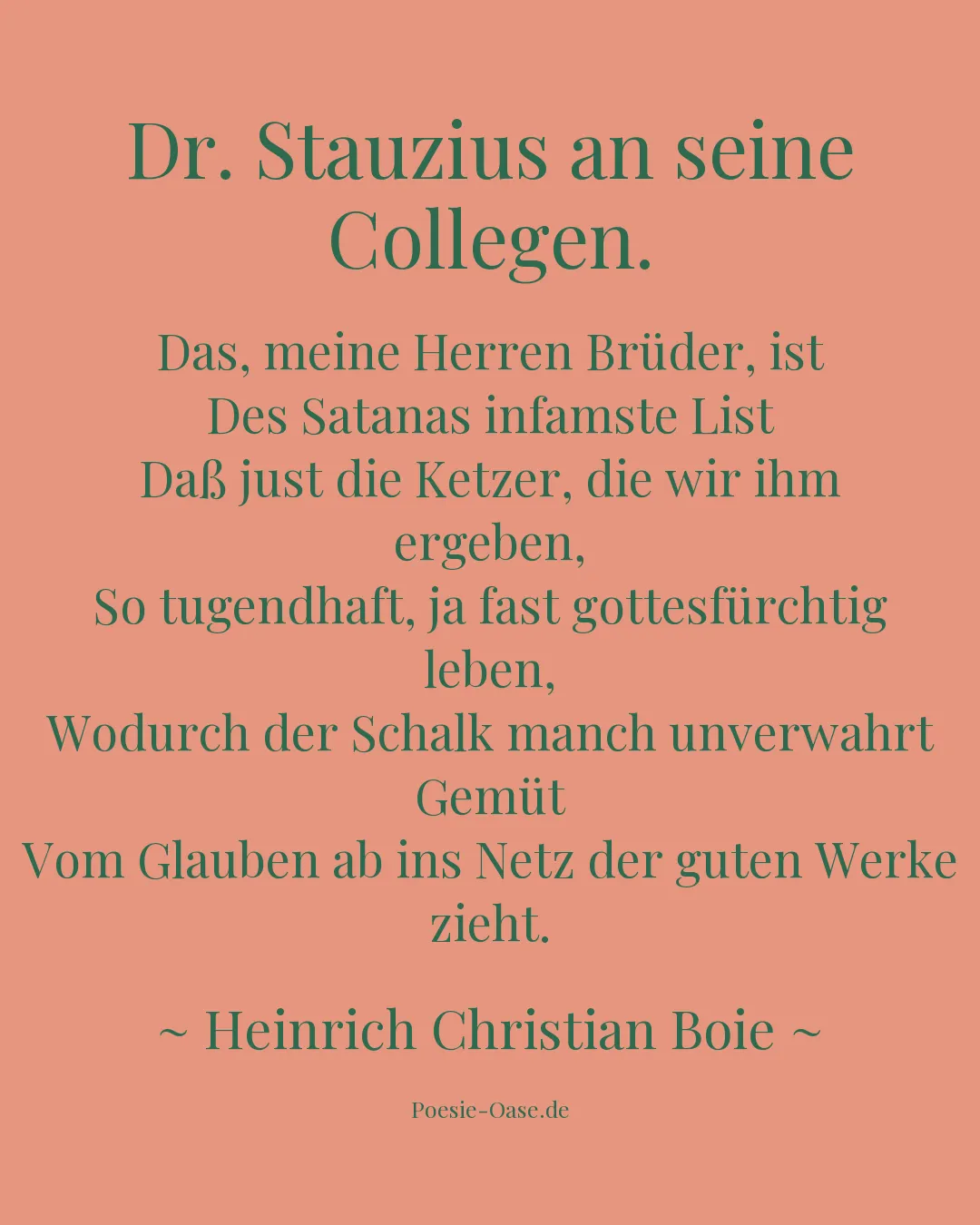 Illustration zu Dr. Stauzius an seine Collegen.