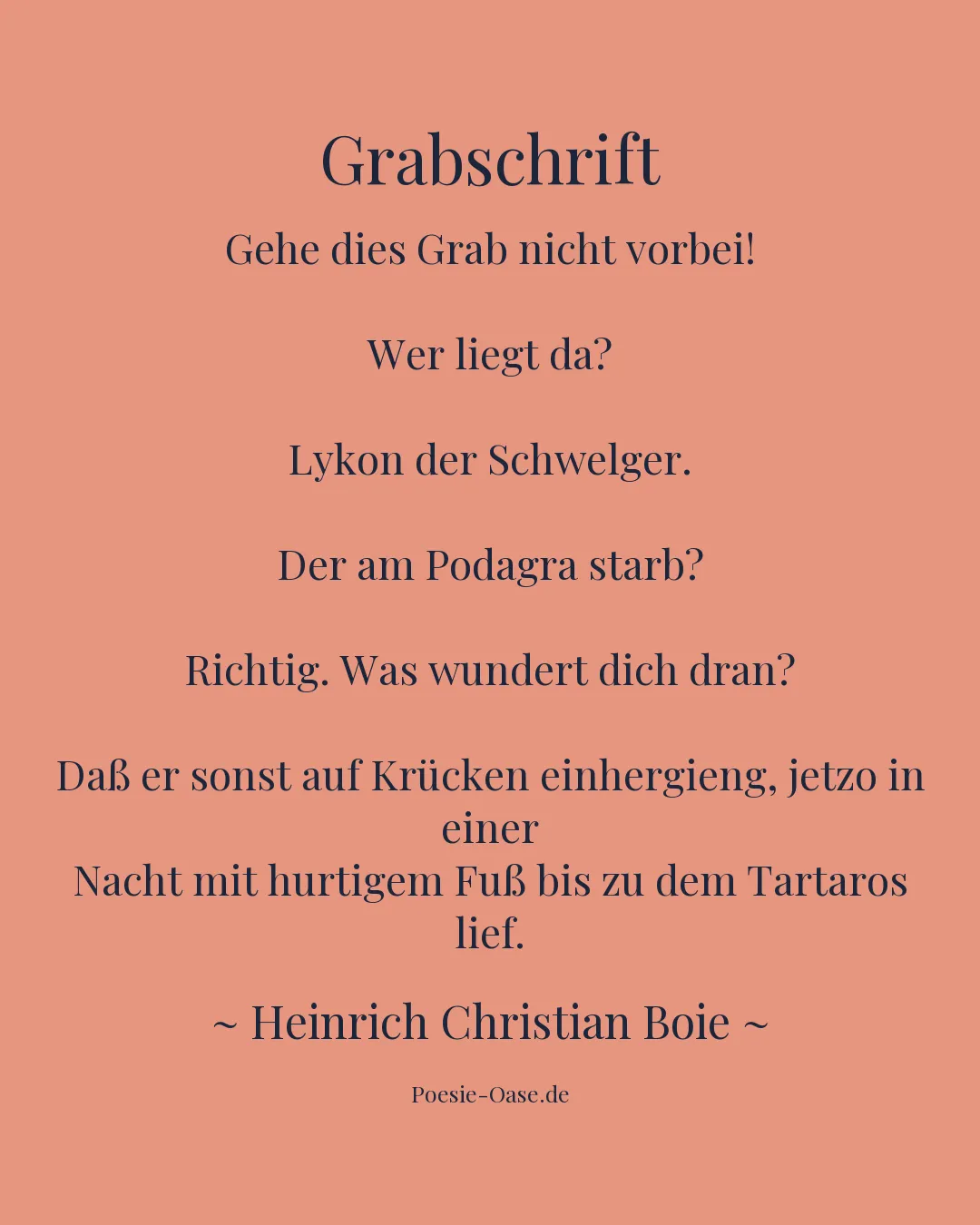 Illustration zu Grabschrift