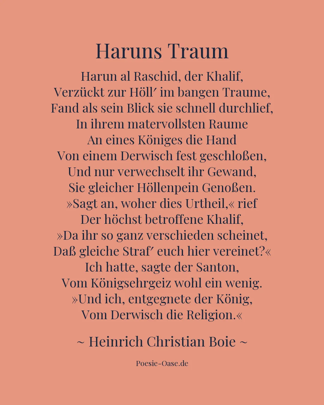 Illustration zu Haruns Traum
