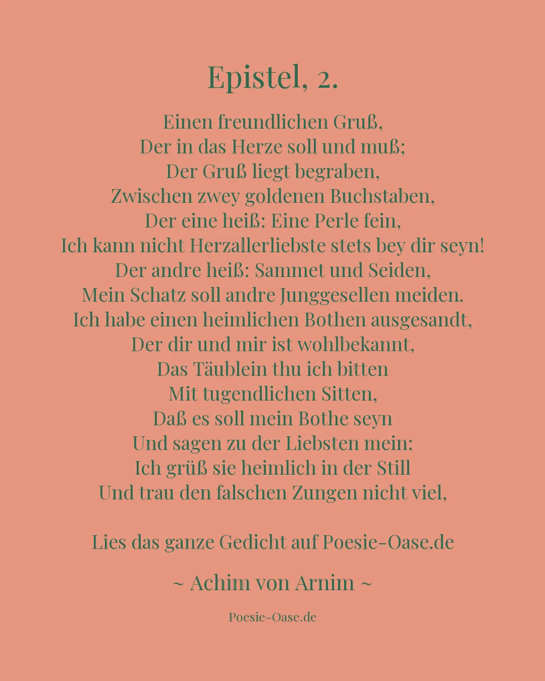 Illustration zu Epistel, 2.