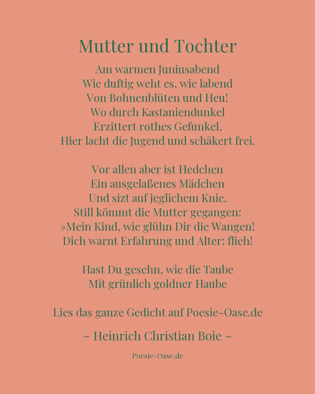Illustration zu Mutter und Tochter