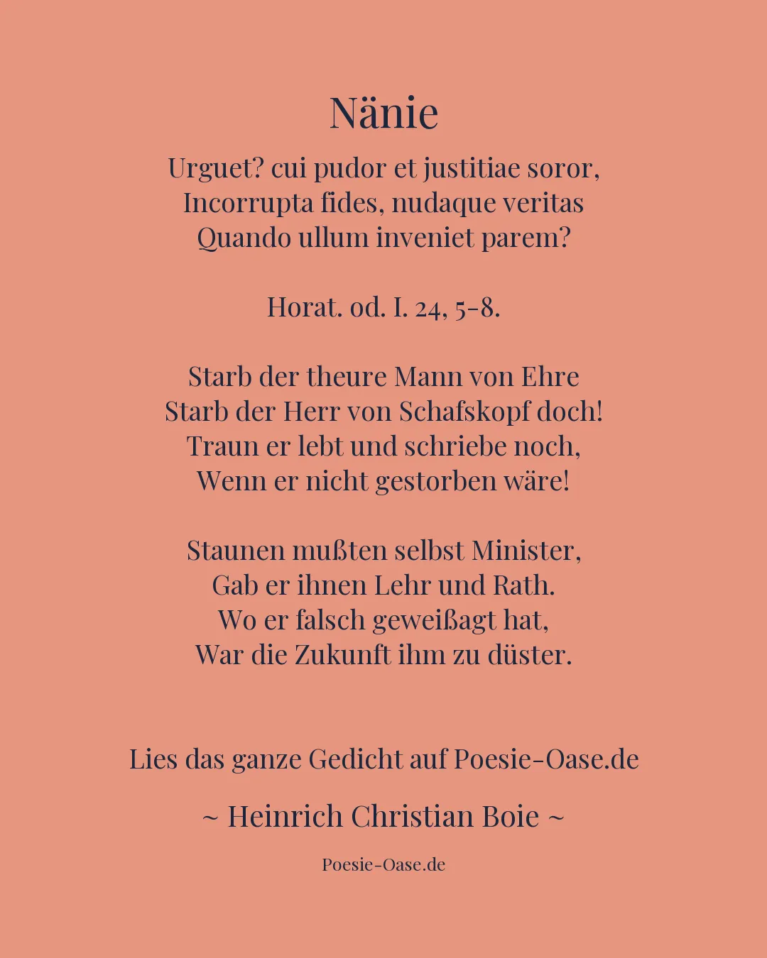 Illustration zu Nänie