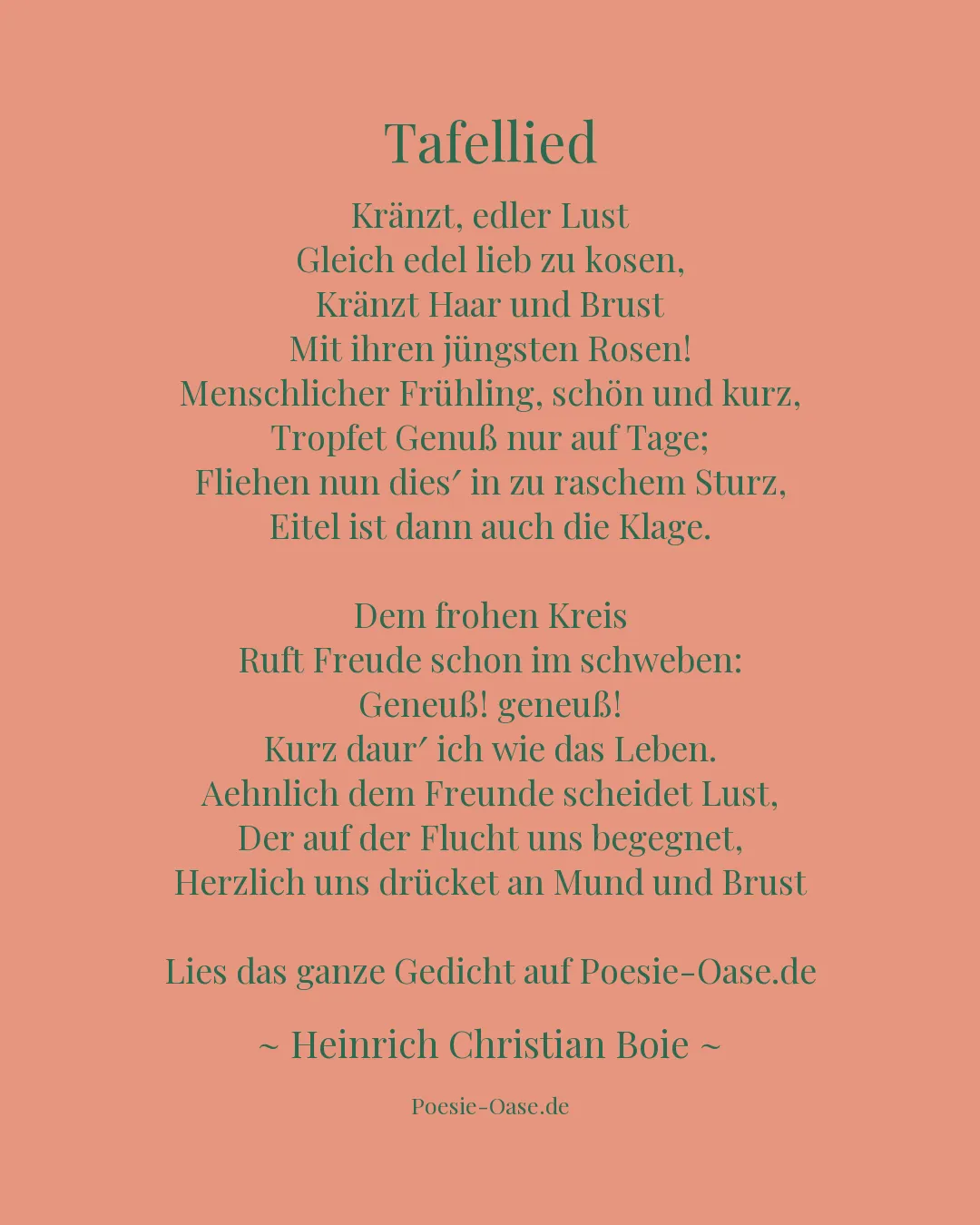 Illustration zu Tafellied