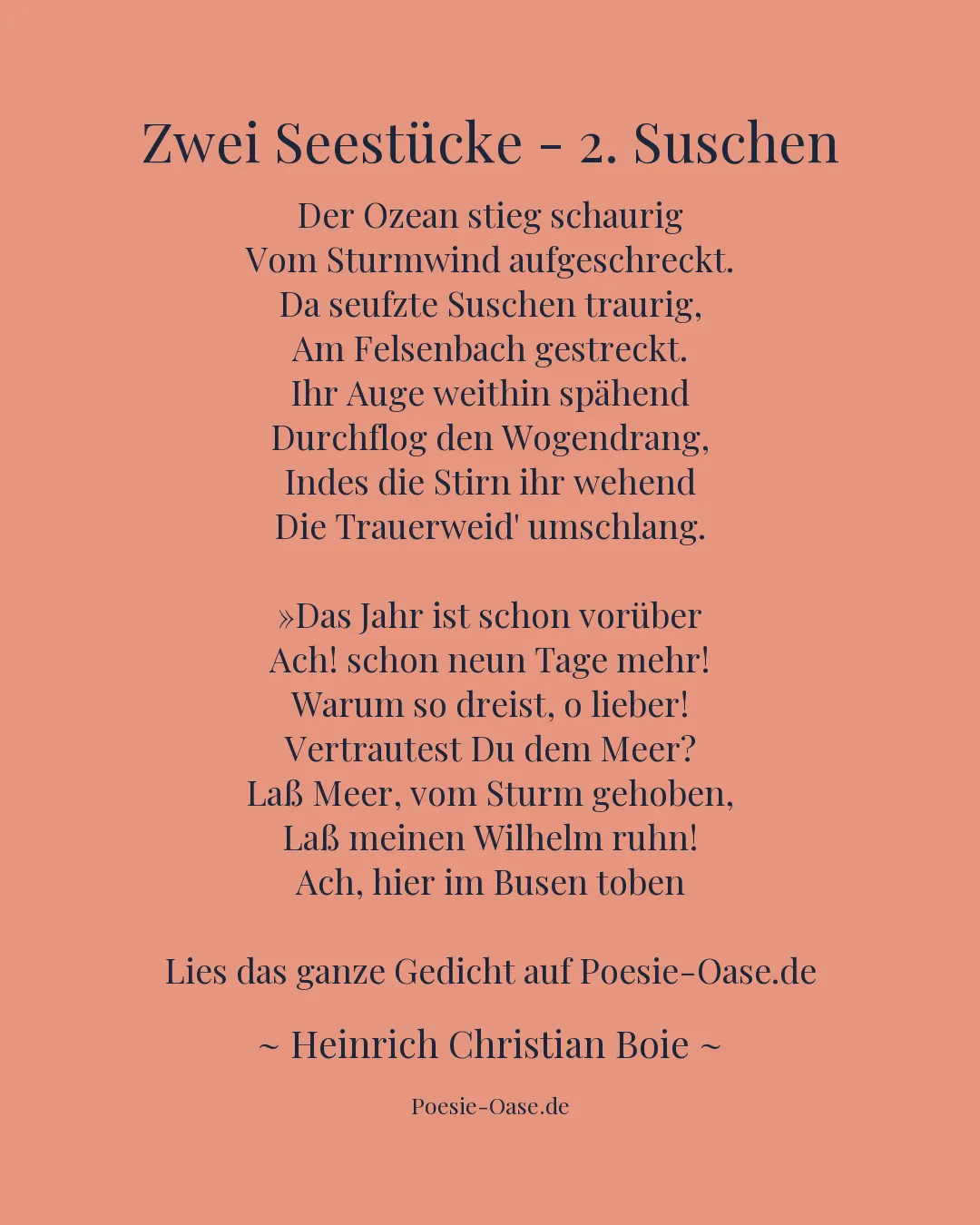 Illustration zu Zwei Seestücke - 2. Suschen