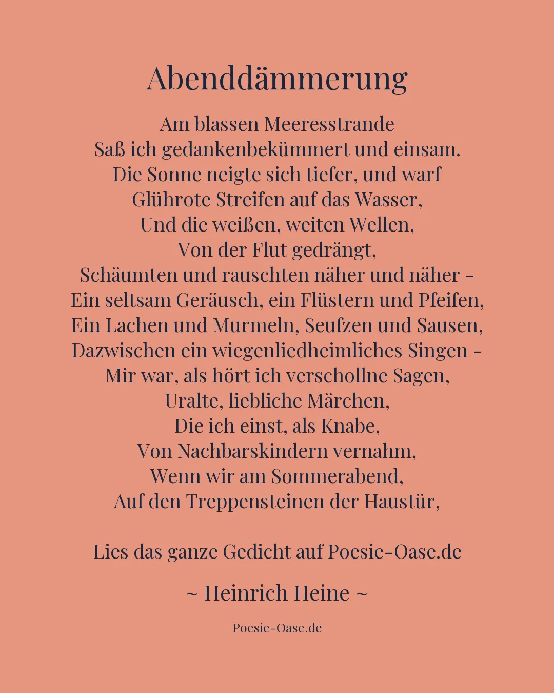 Illustration zu Abenddämmerung