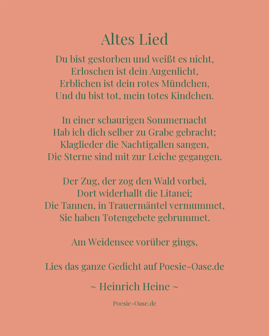 Illustration zu Altes Lied
