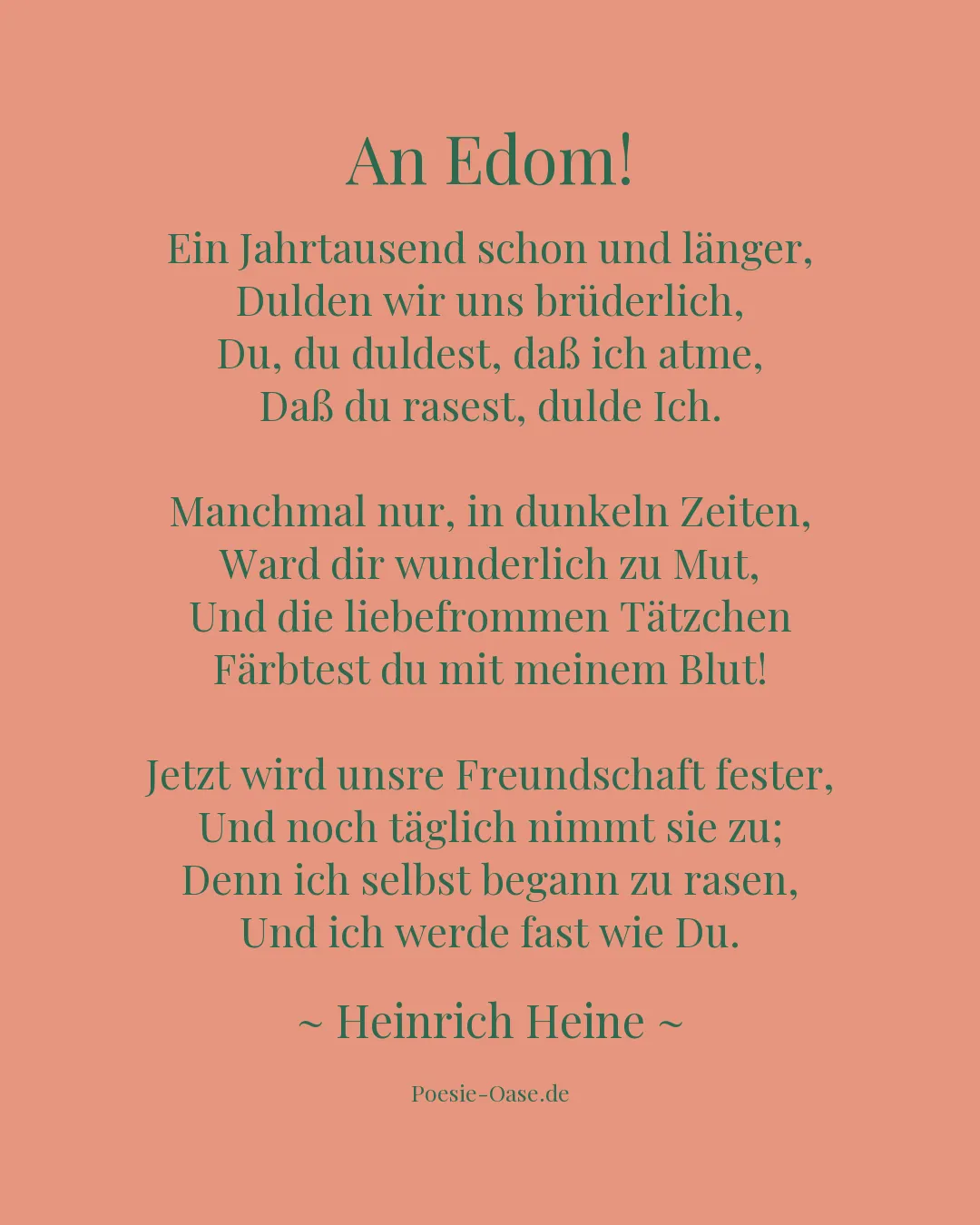 Illustration zu An Edom!