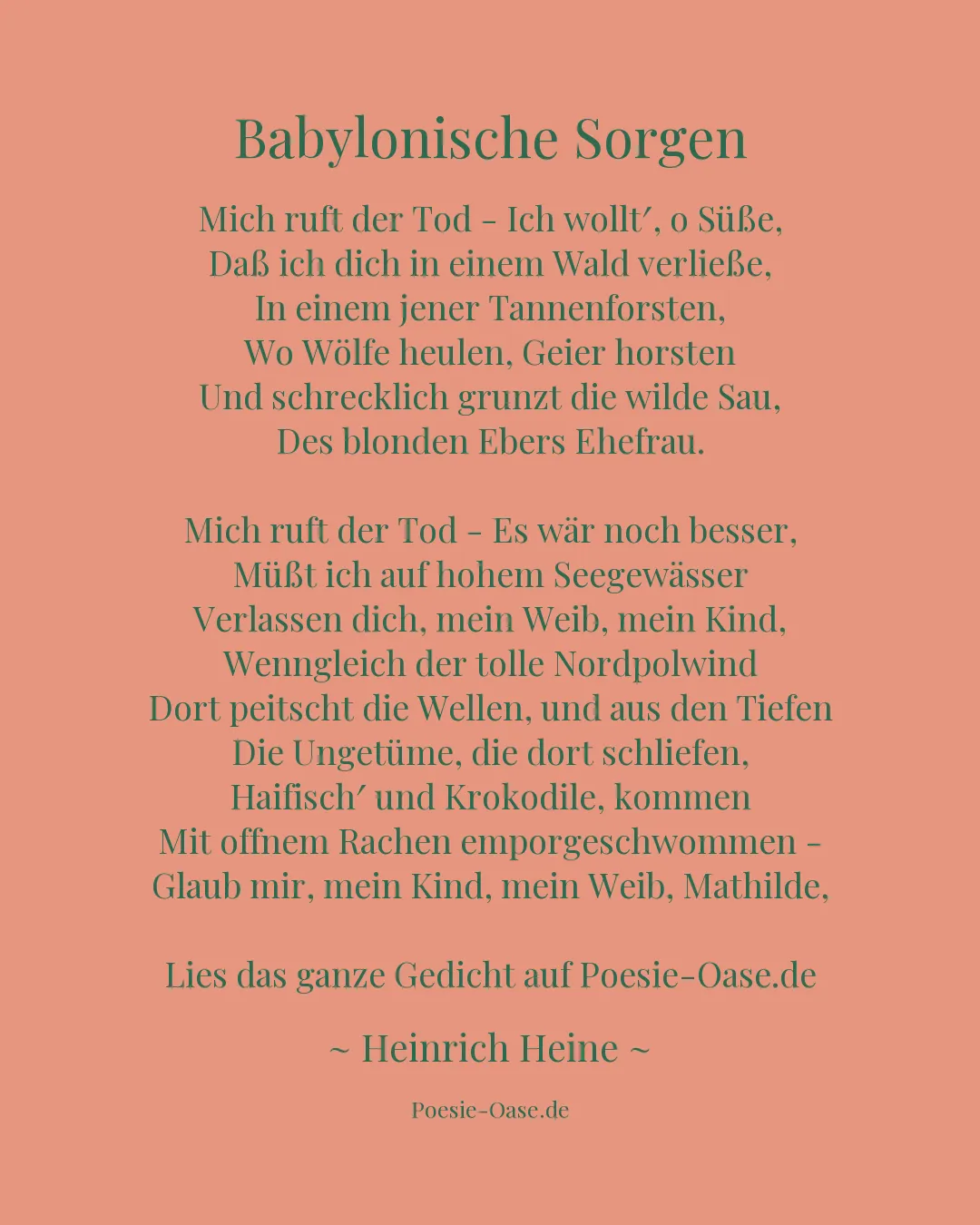 Illustration zu Babylonische Sorgen