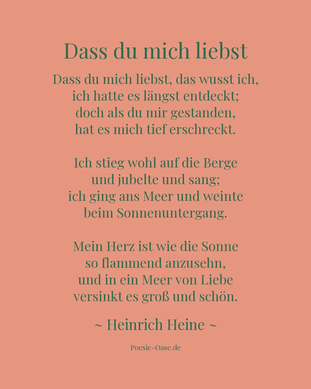 Illustration zu Dass du mich liebst