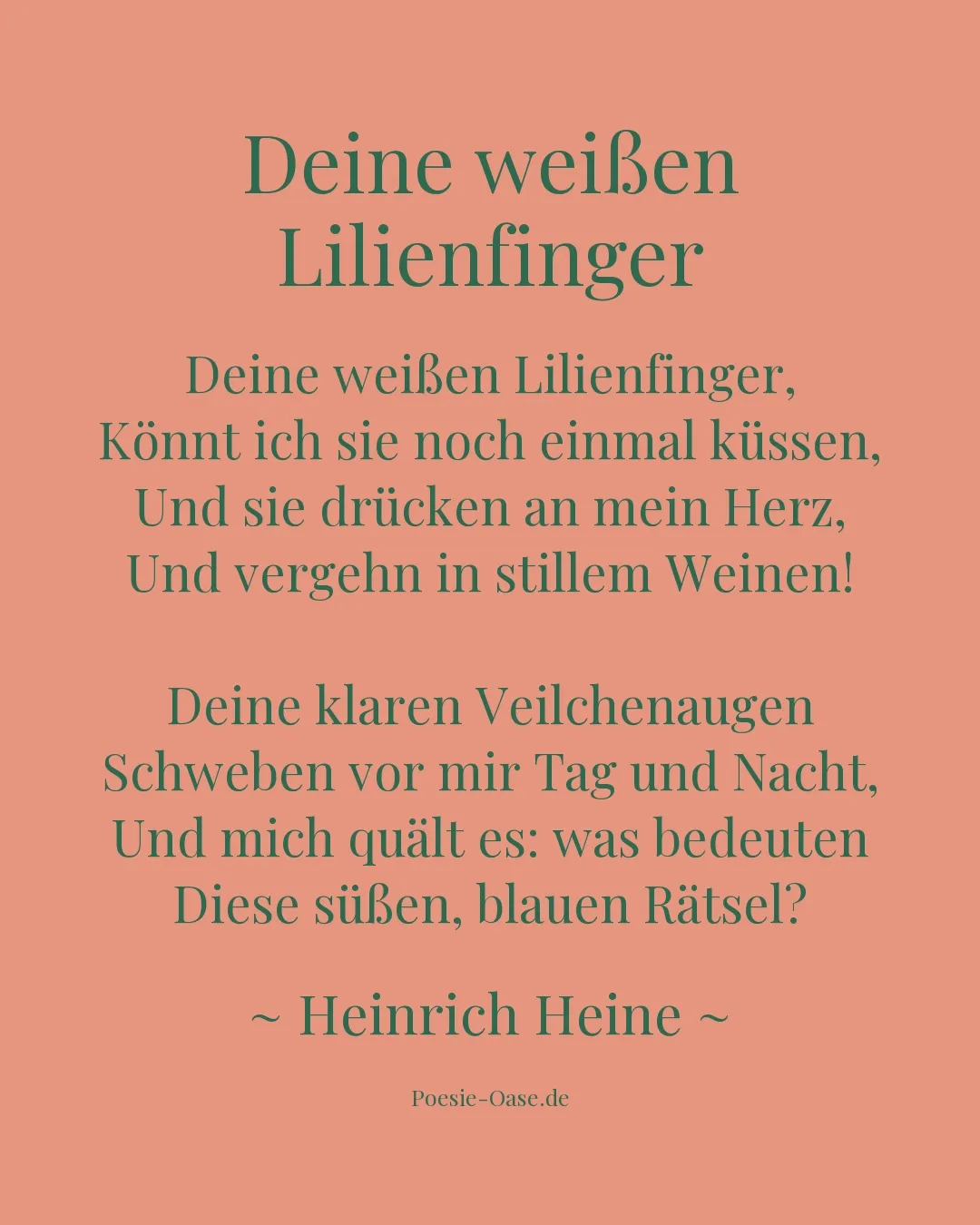 Illustration zu Deine weißen Lilienfinger