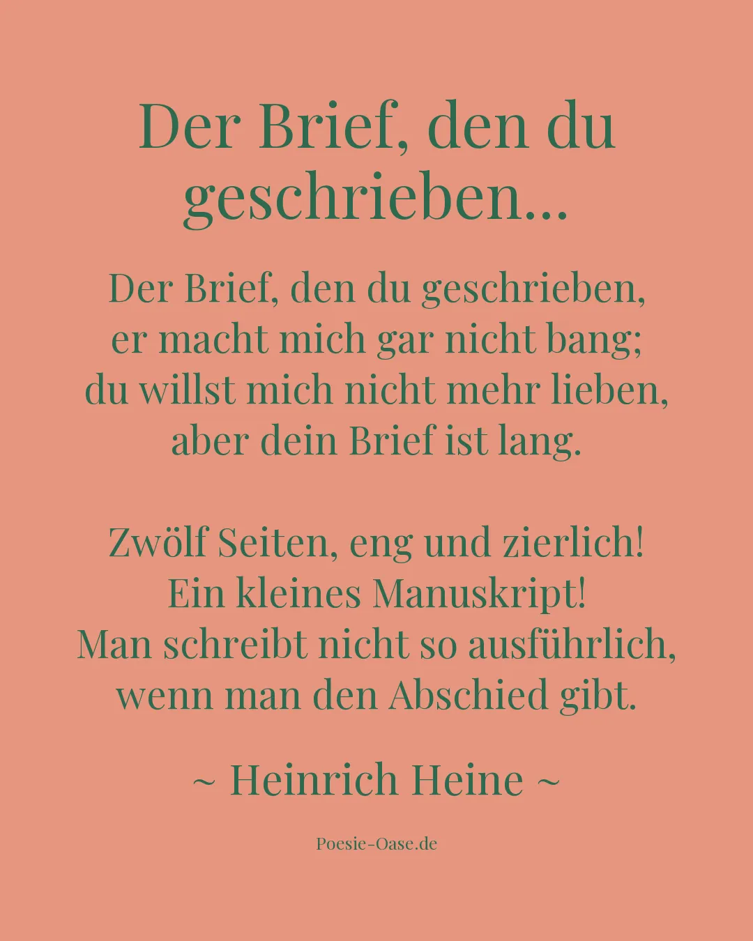 Illustration zu Der Brief, den du geschrieben...