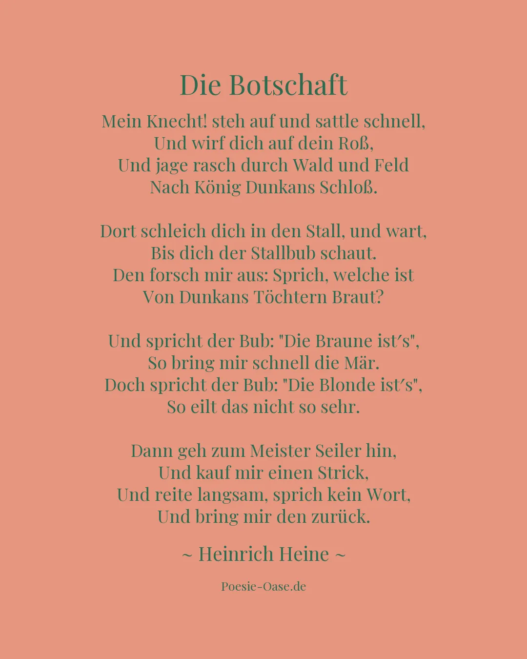 Illustration zu Die Botschaft