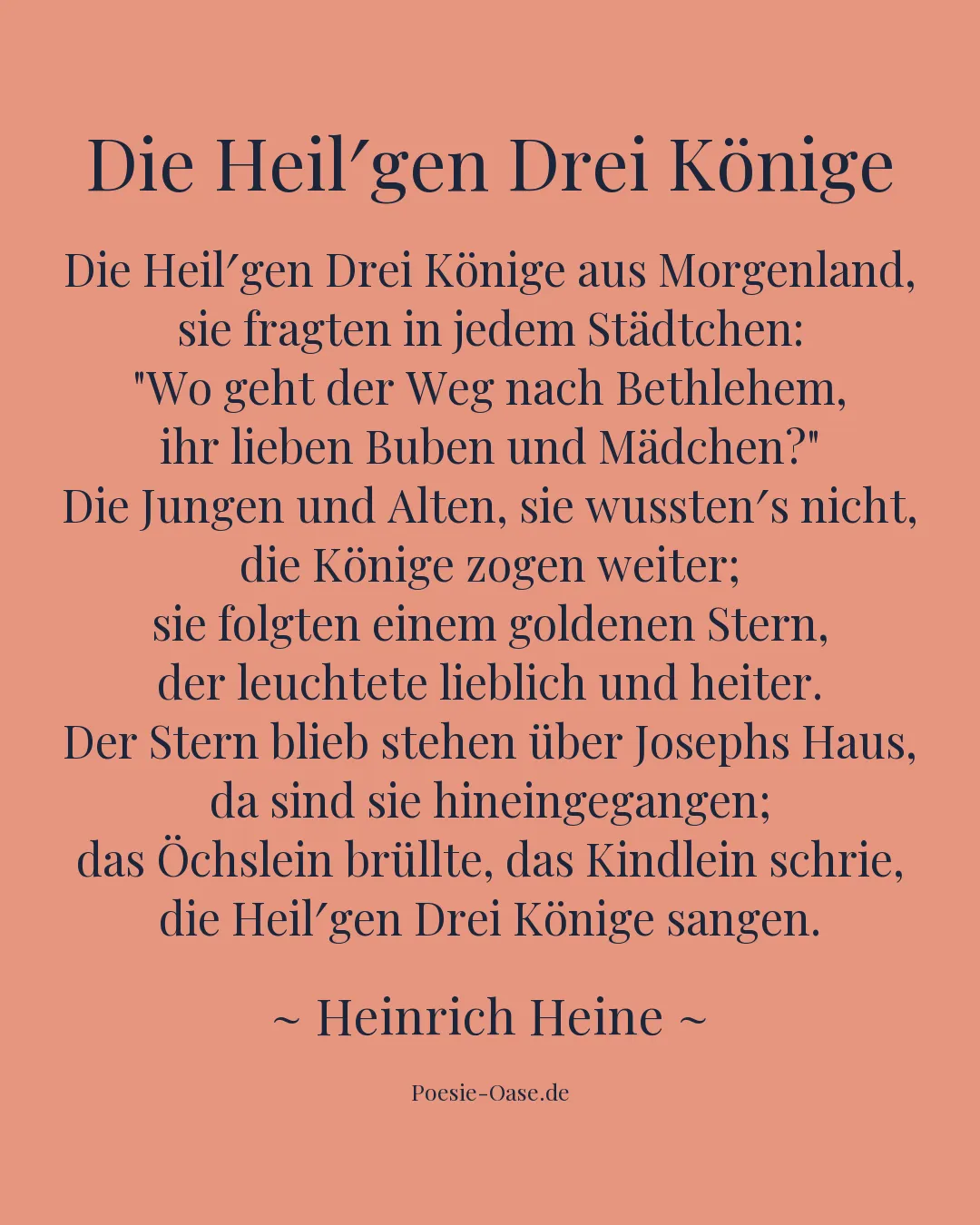 Illustration zu Die Heil′gen Drei Könige