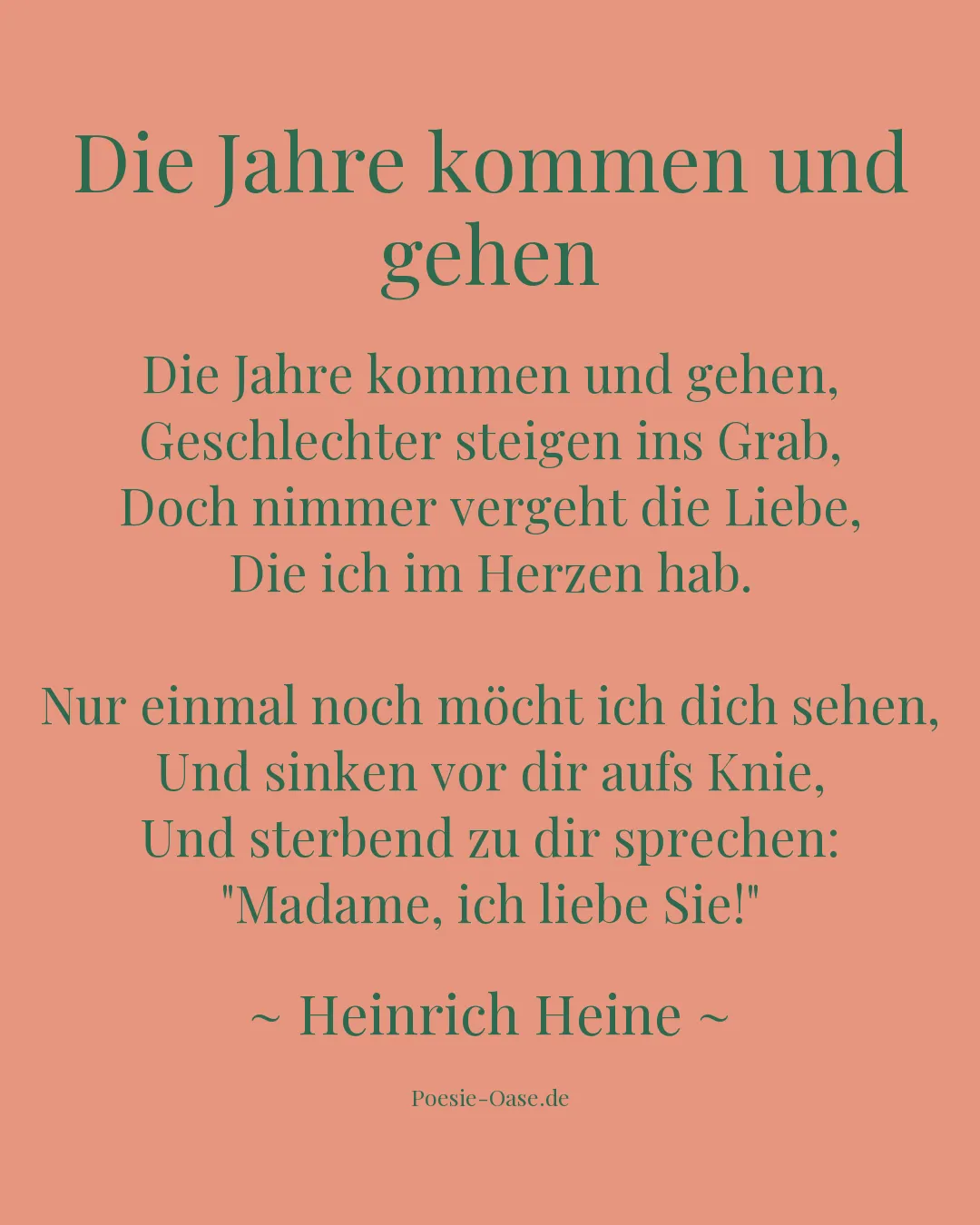 Illustration zu Die Jahre kommen und gehen