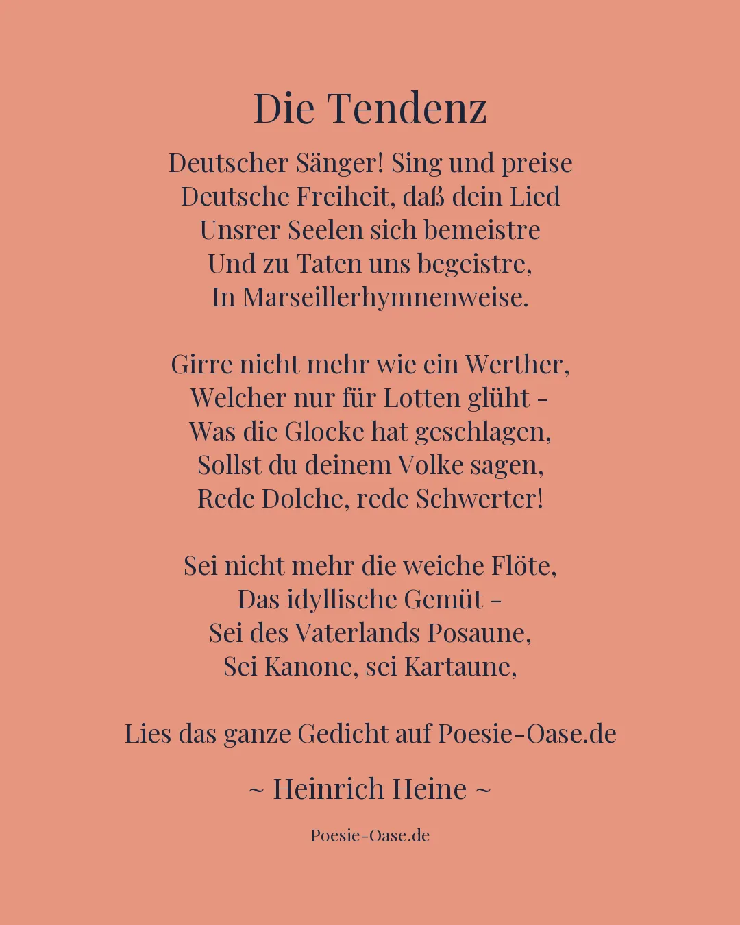 Illustration zu Die Tendenz