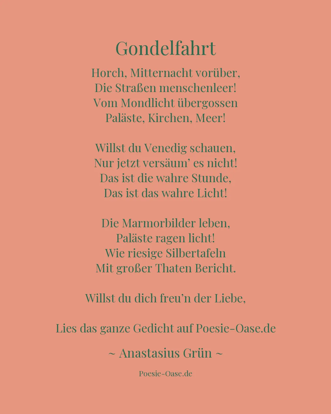 Illustration zu Gondelfahrt