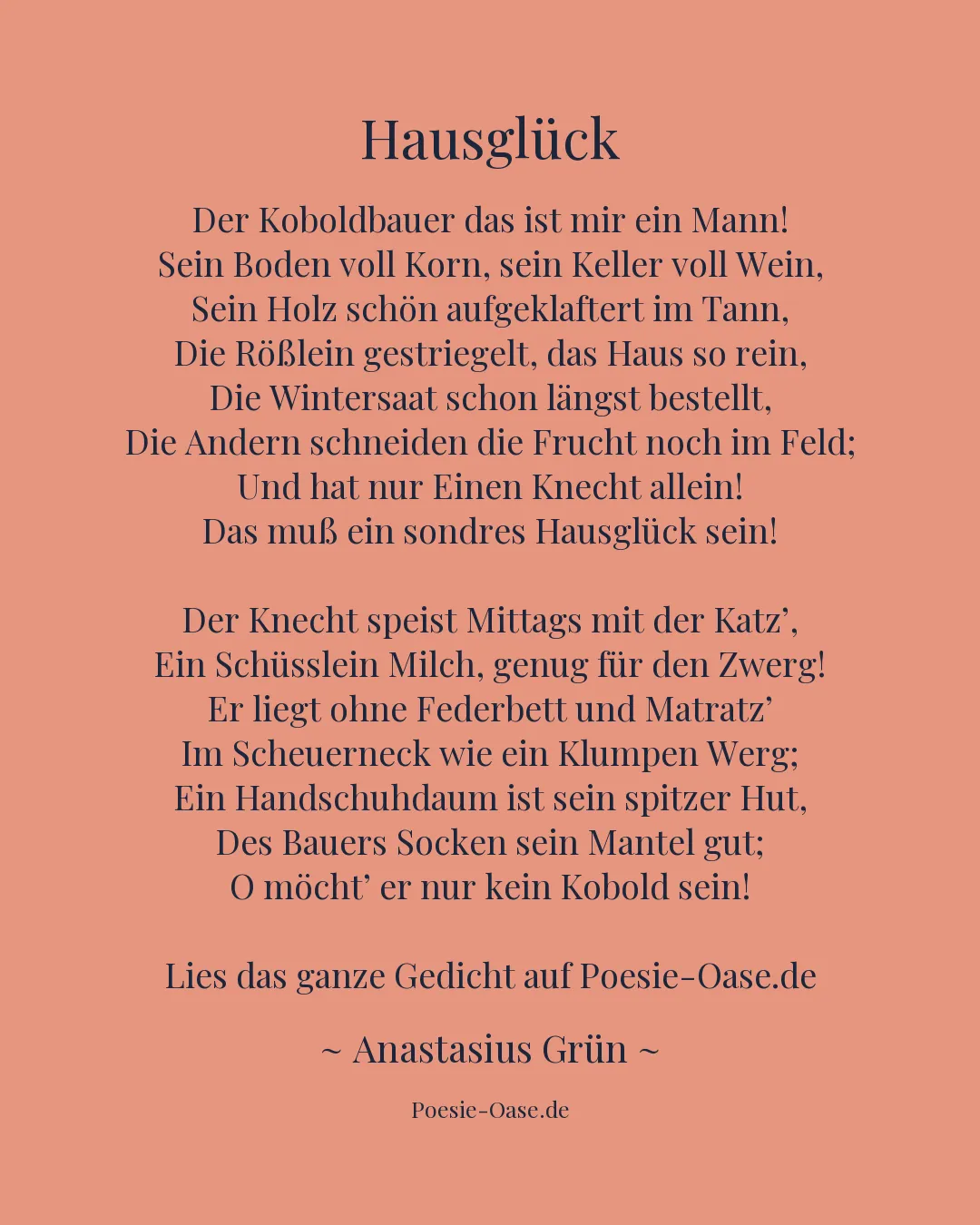 Illustration zu Hausglück
