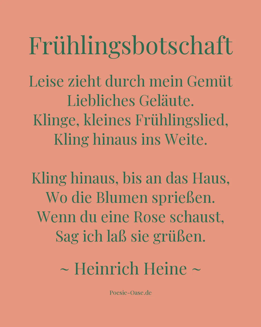 Illustration zu Frühlingsbotschaft