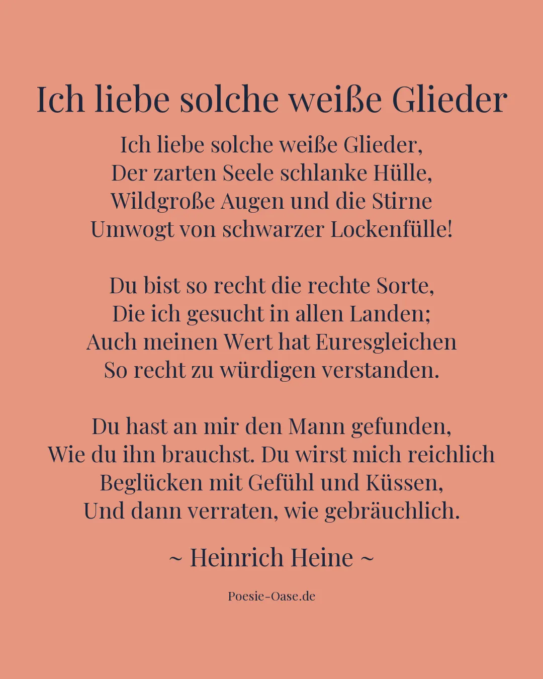 Illustration zu Ich liebe solche weiße Glieder
