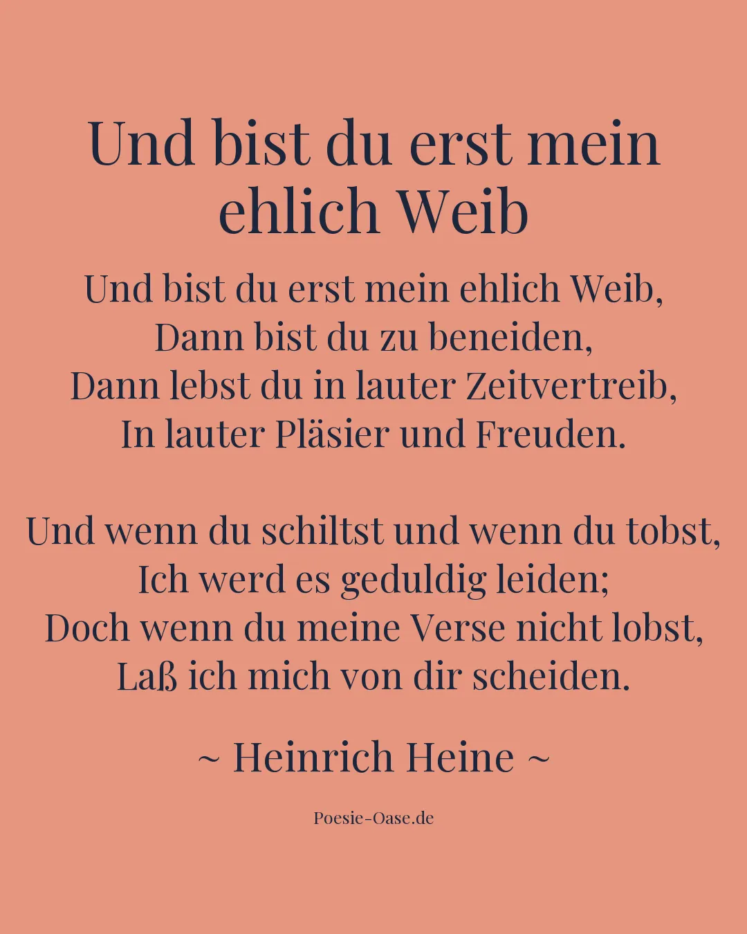 Illustration zu Und bist du erst mein ehlich Weib