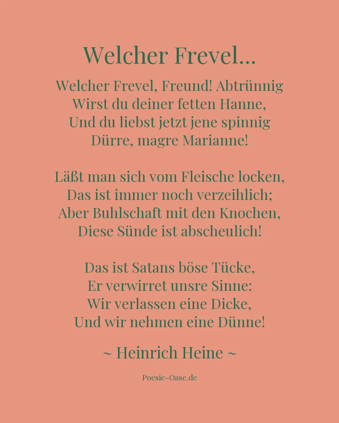 Illustration zu Welcher Frevel...