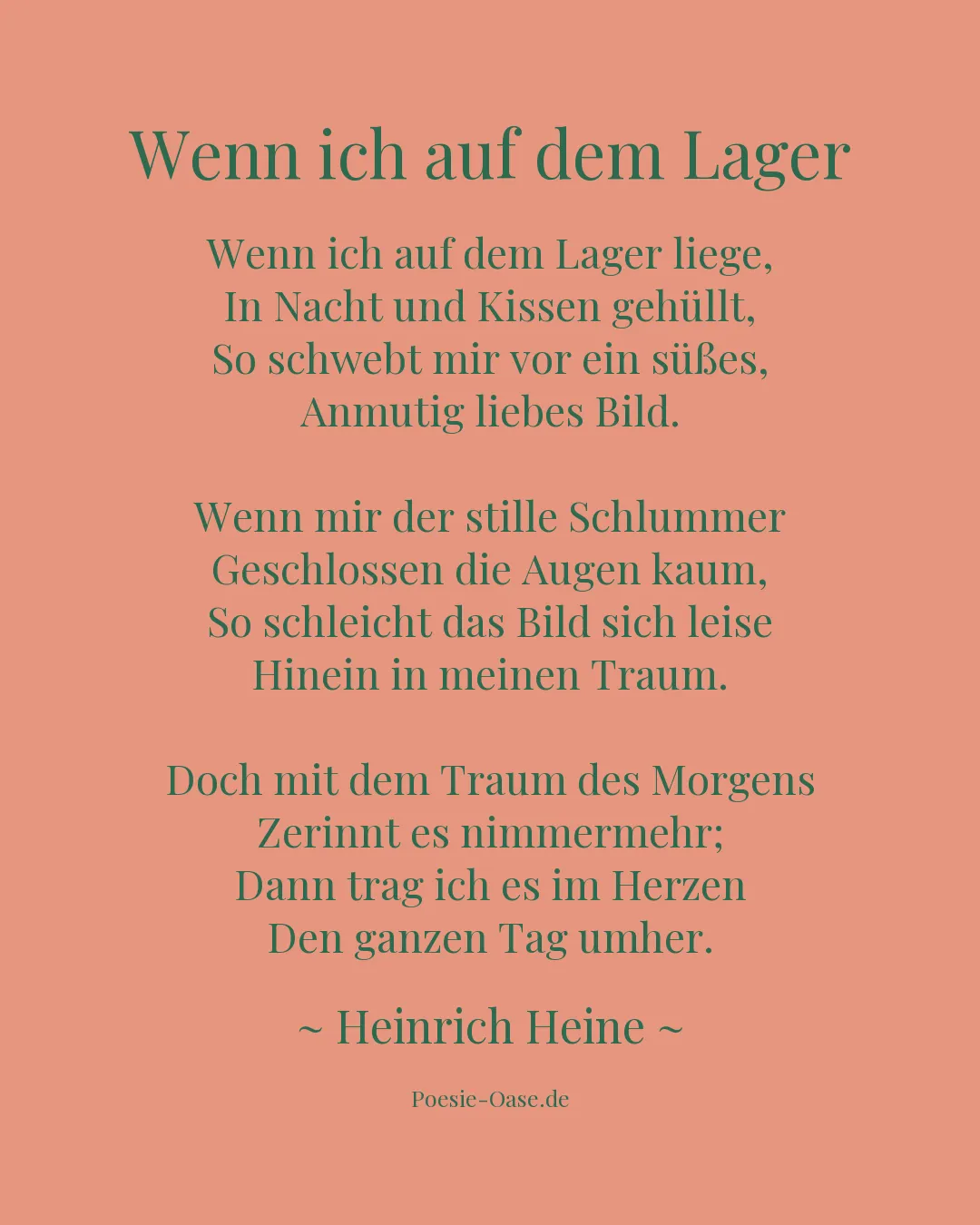 Illustration zu Wenn ich auf dem Lager