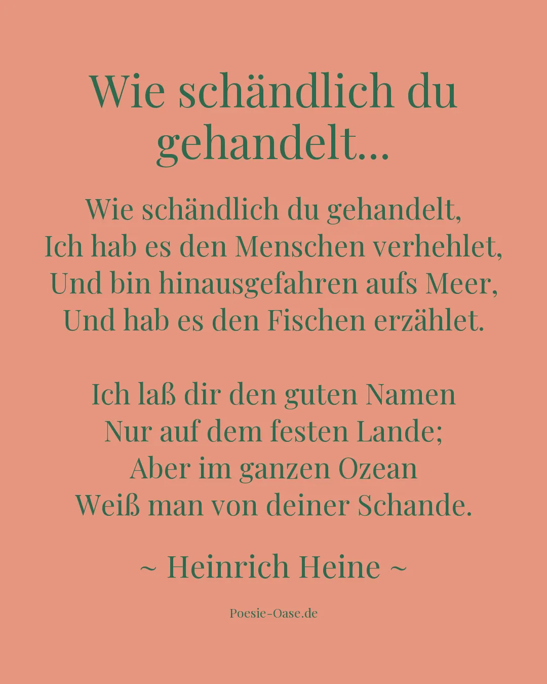 Illustration zu Wie schändlich du gehandelt...