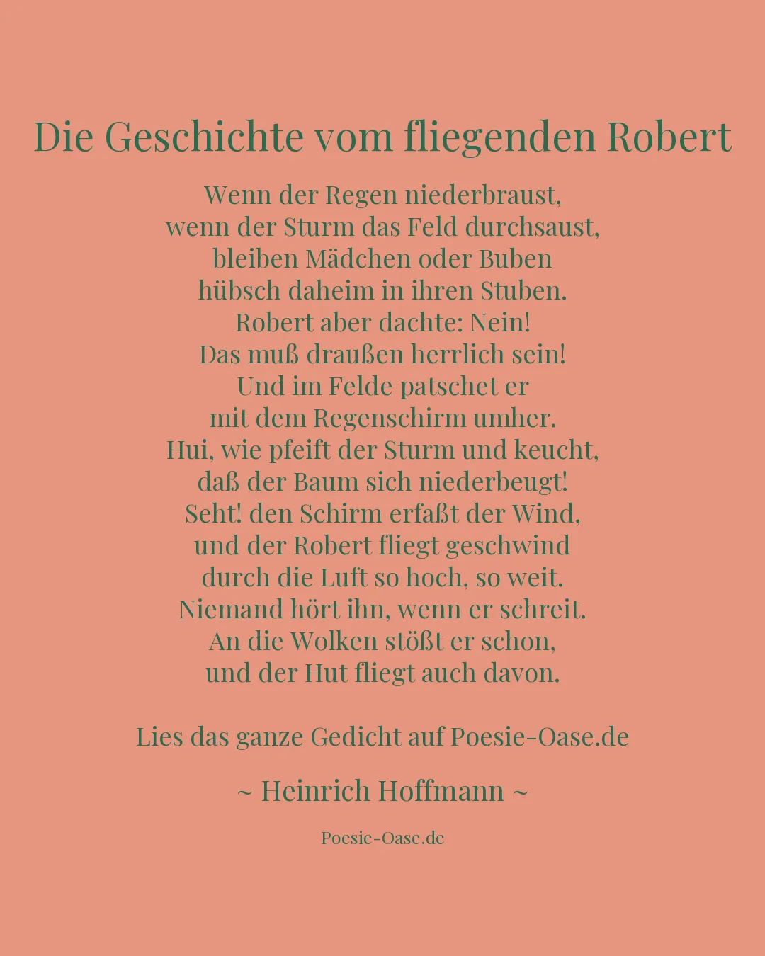 Illustration zu Die Geschichte vom fliegenden Robert