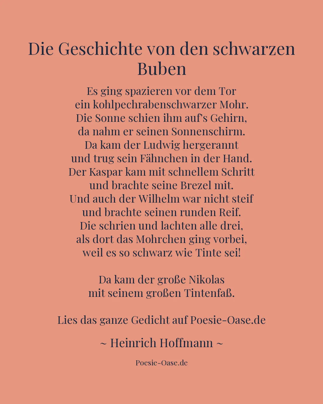 Illustration zu Die Geschichte von den schwarzen Buben