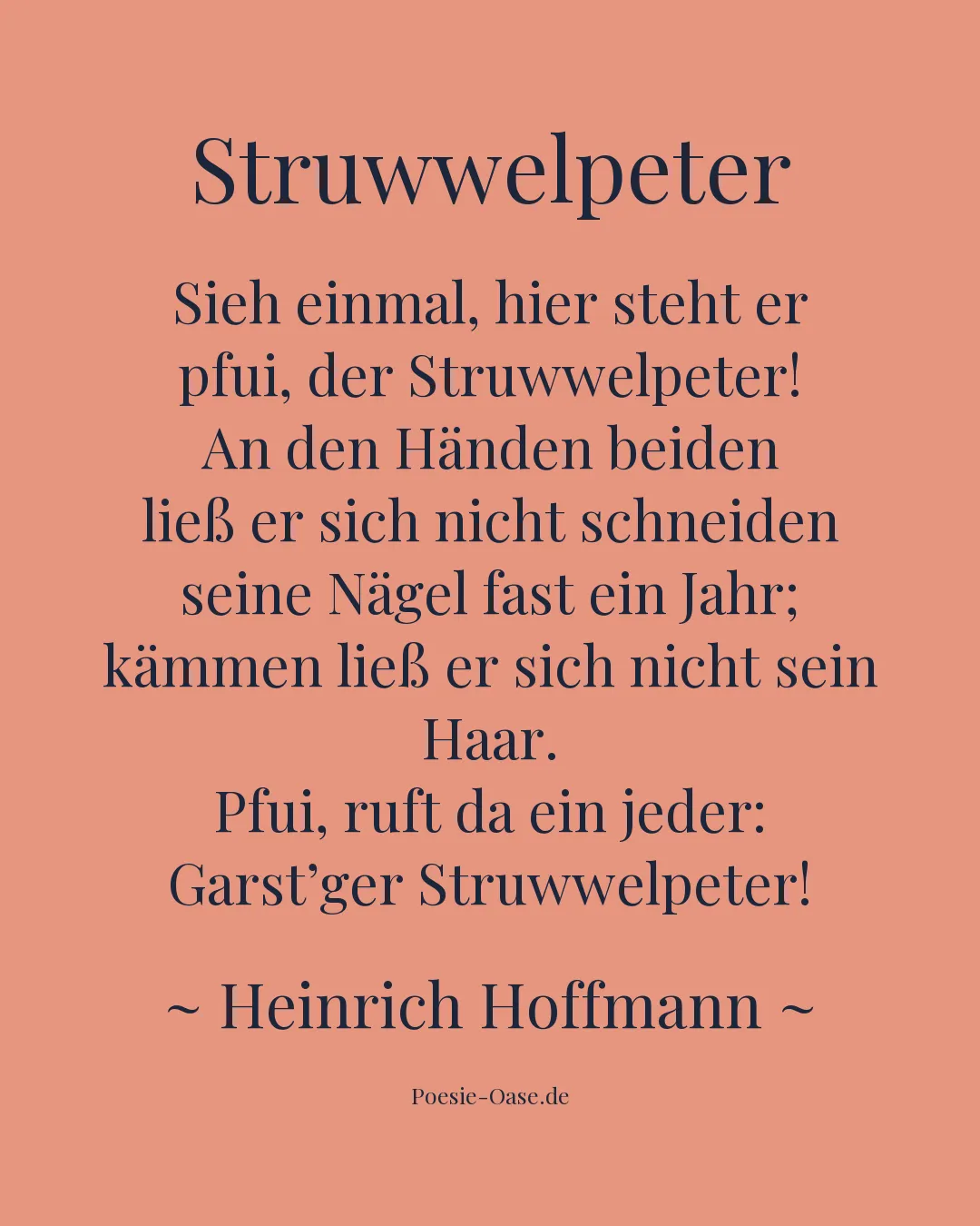 Illustration zu Struwwelpeter