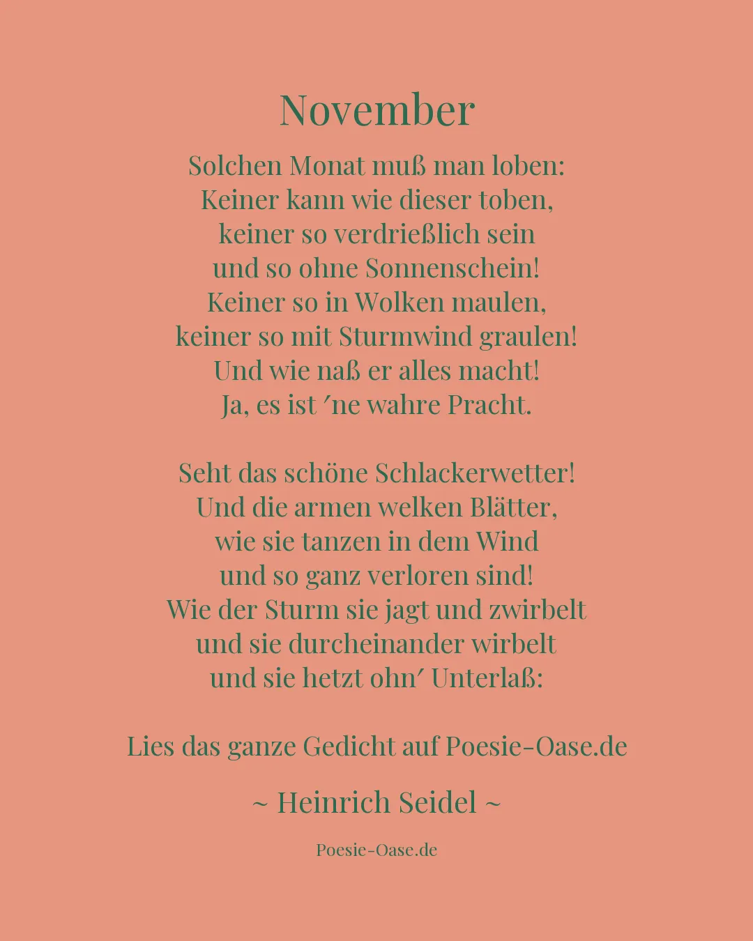 Illustration zu November