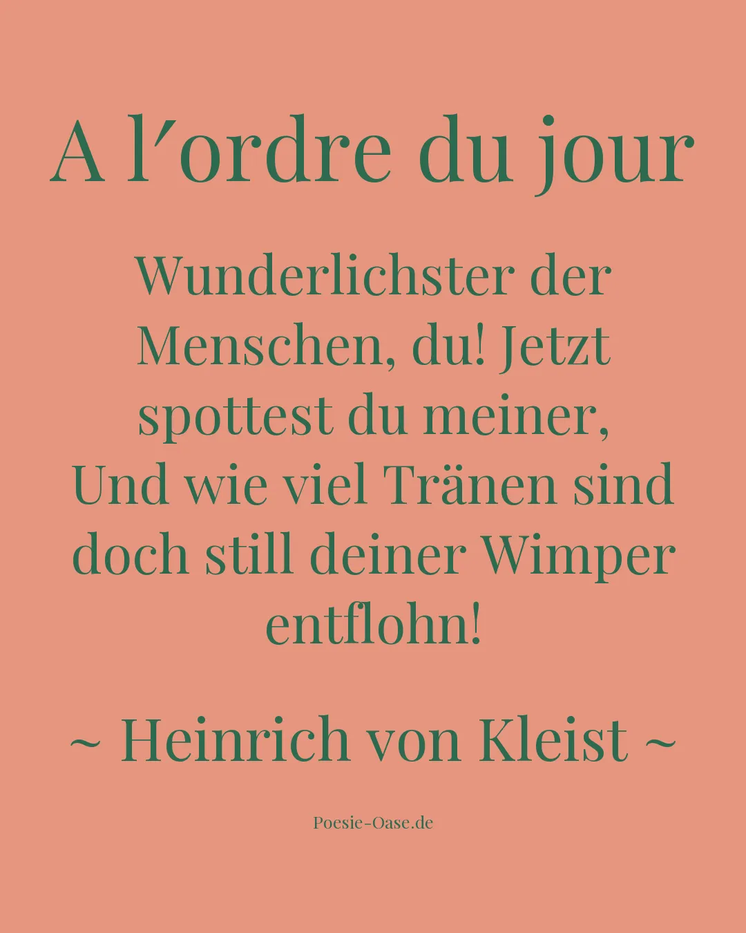 Illustration zu A l′ordre du jour