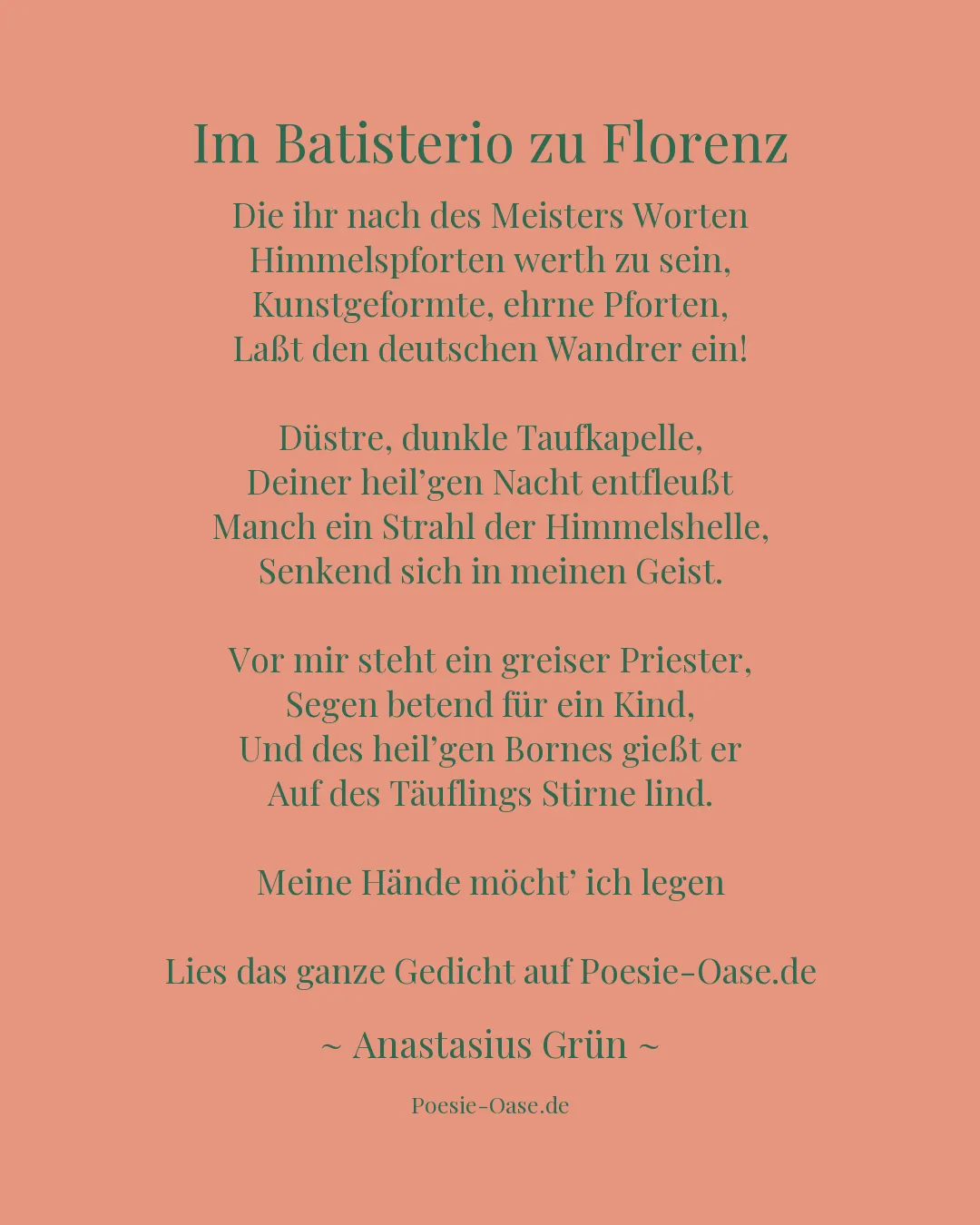 Illustration zu Im Batisterio zu Florenz