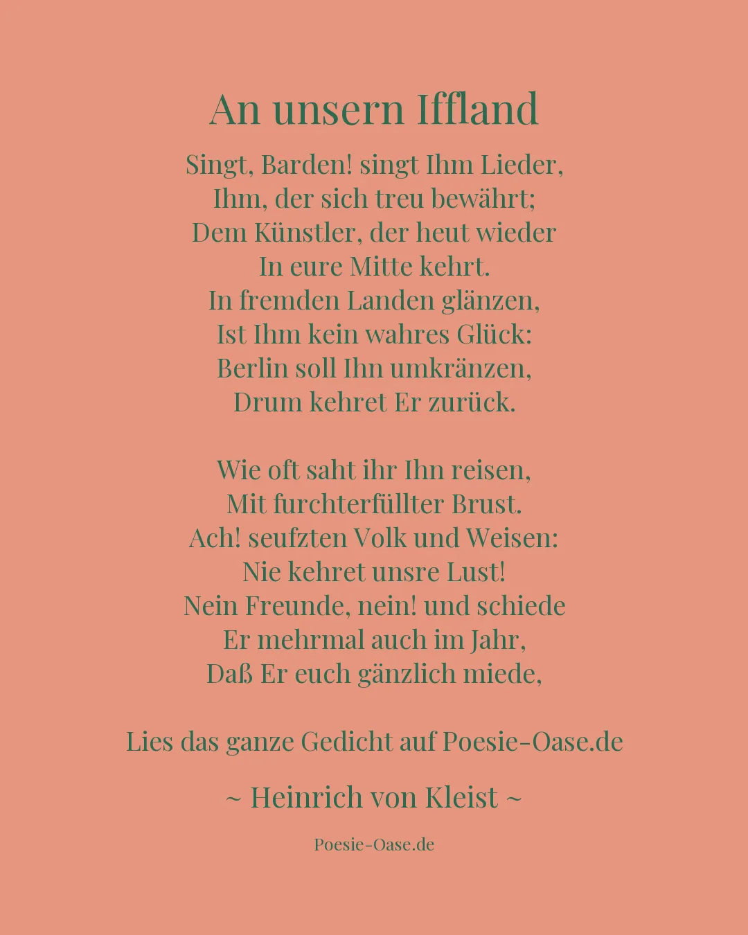 Illustration zu An unsern Iffland