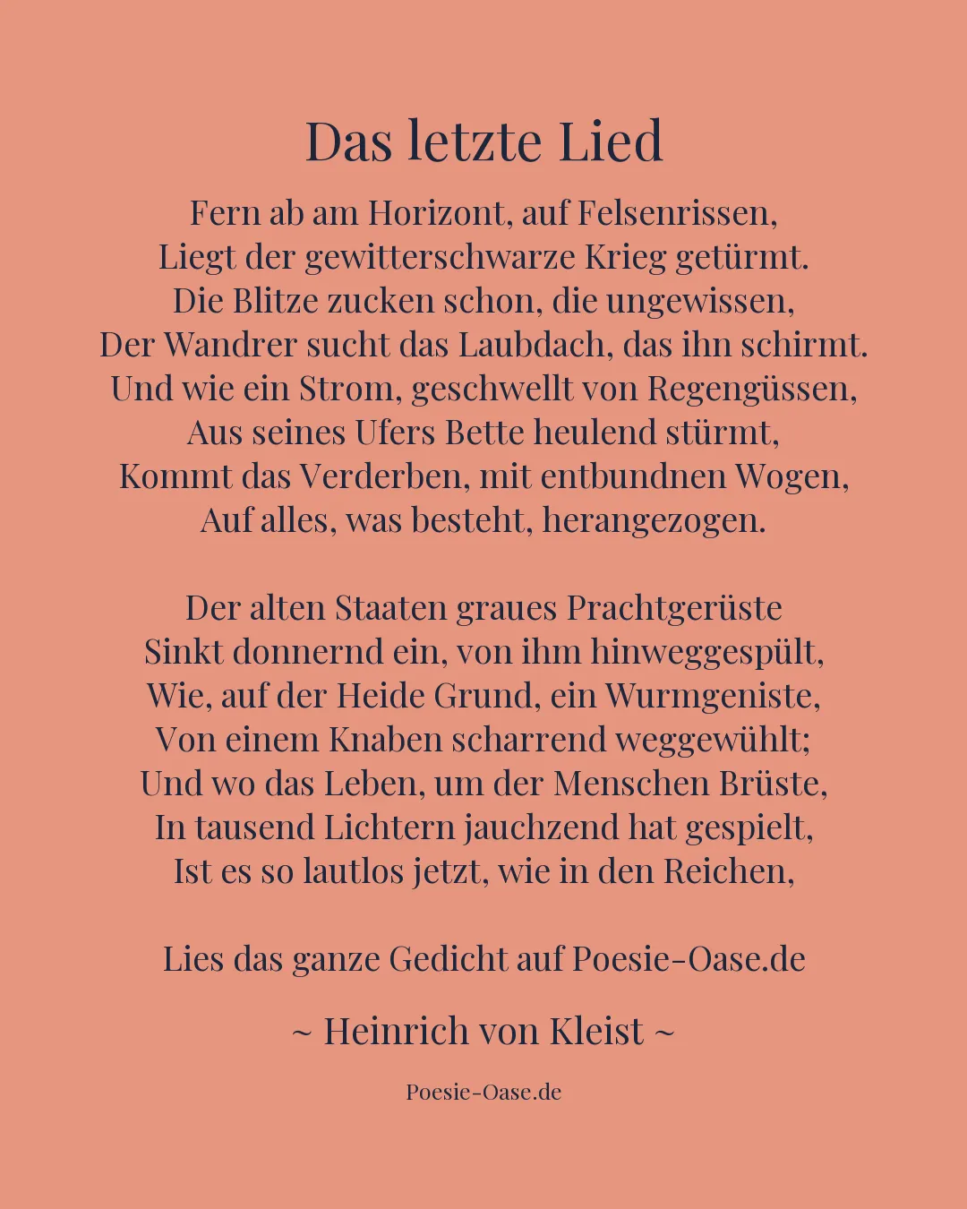 Illustration zu Das letzte Lied