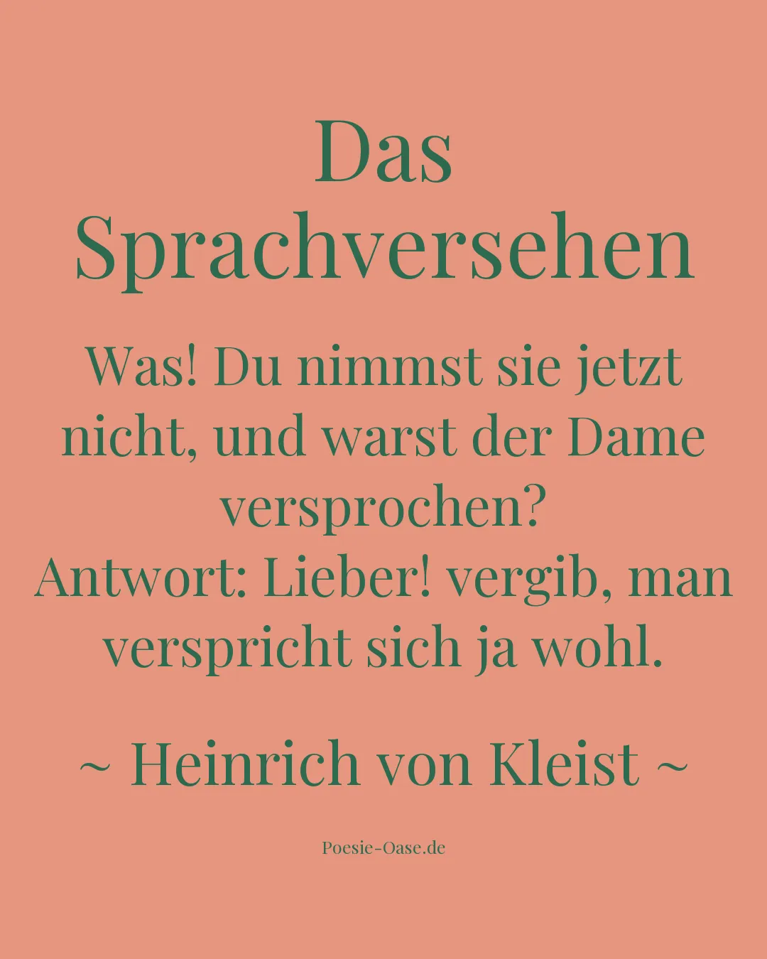 Illustration zu Das Sprachversehen