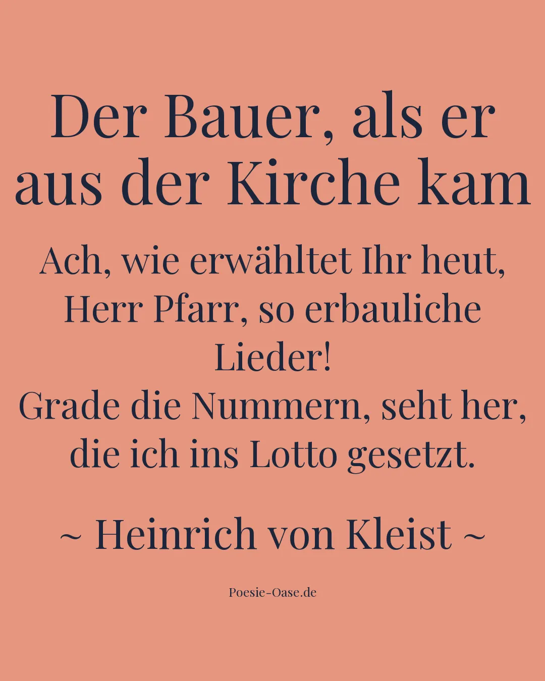 Illustration zu Der Bauer, als er aus der Kirche kam