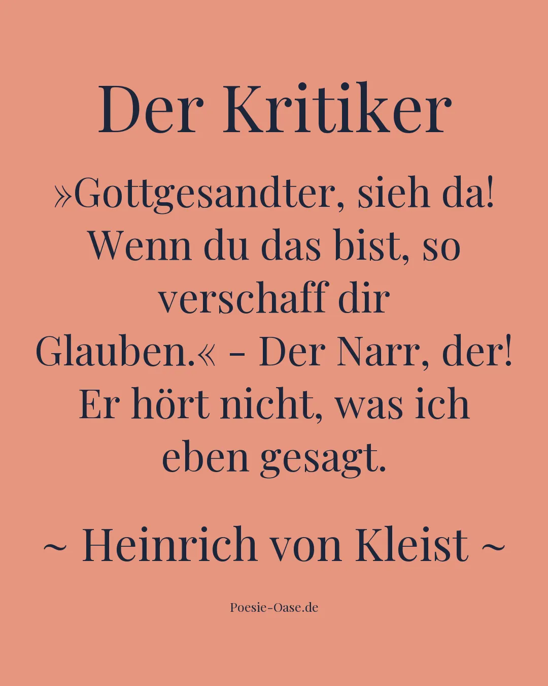 Illustration zu Der Kritiker