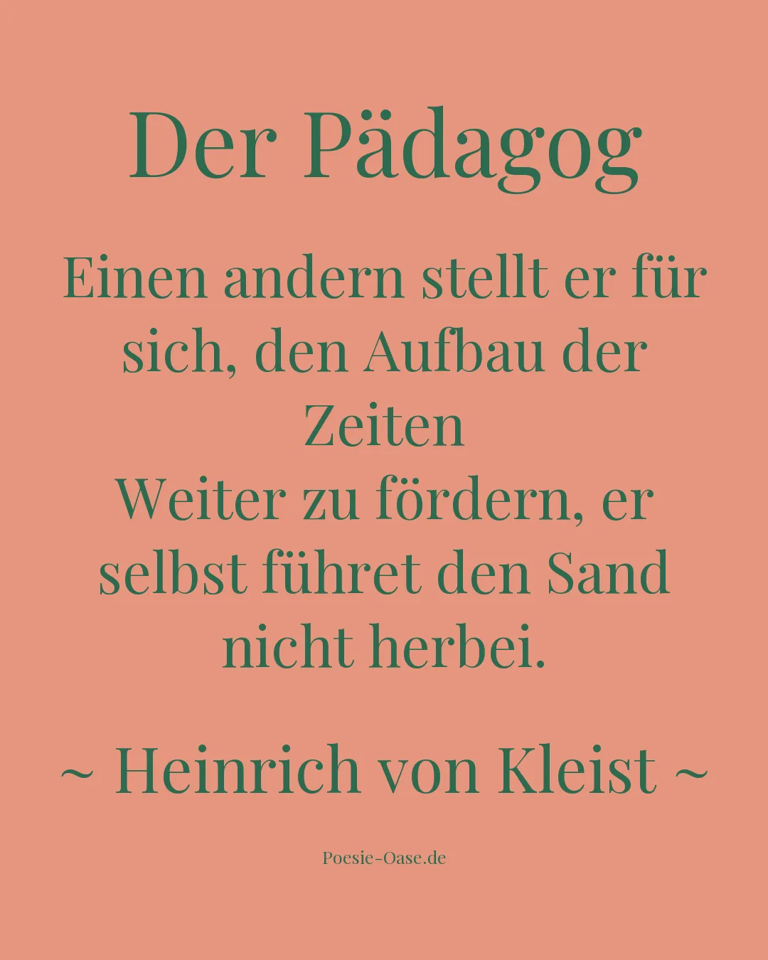 Illustration zu Der Pädagog