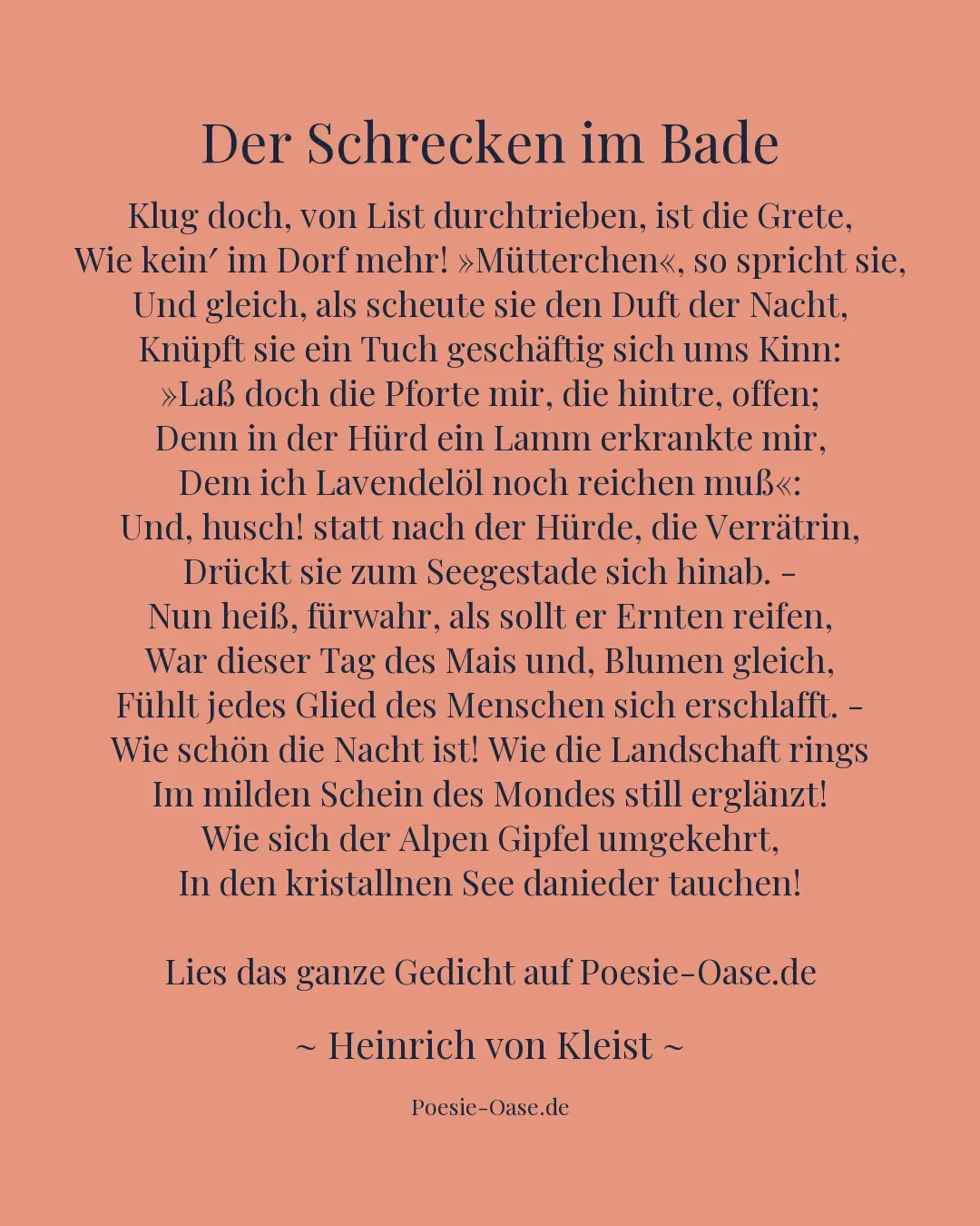Illustration zu Der Schrecken im Bade