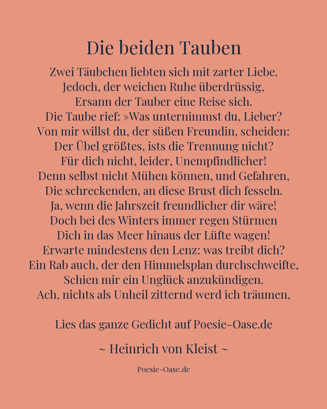 Illustration zu Die beiden Tauben