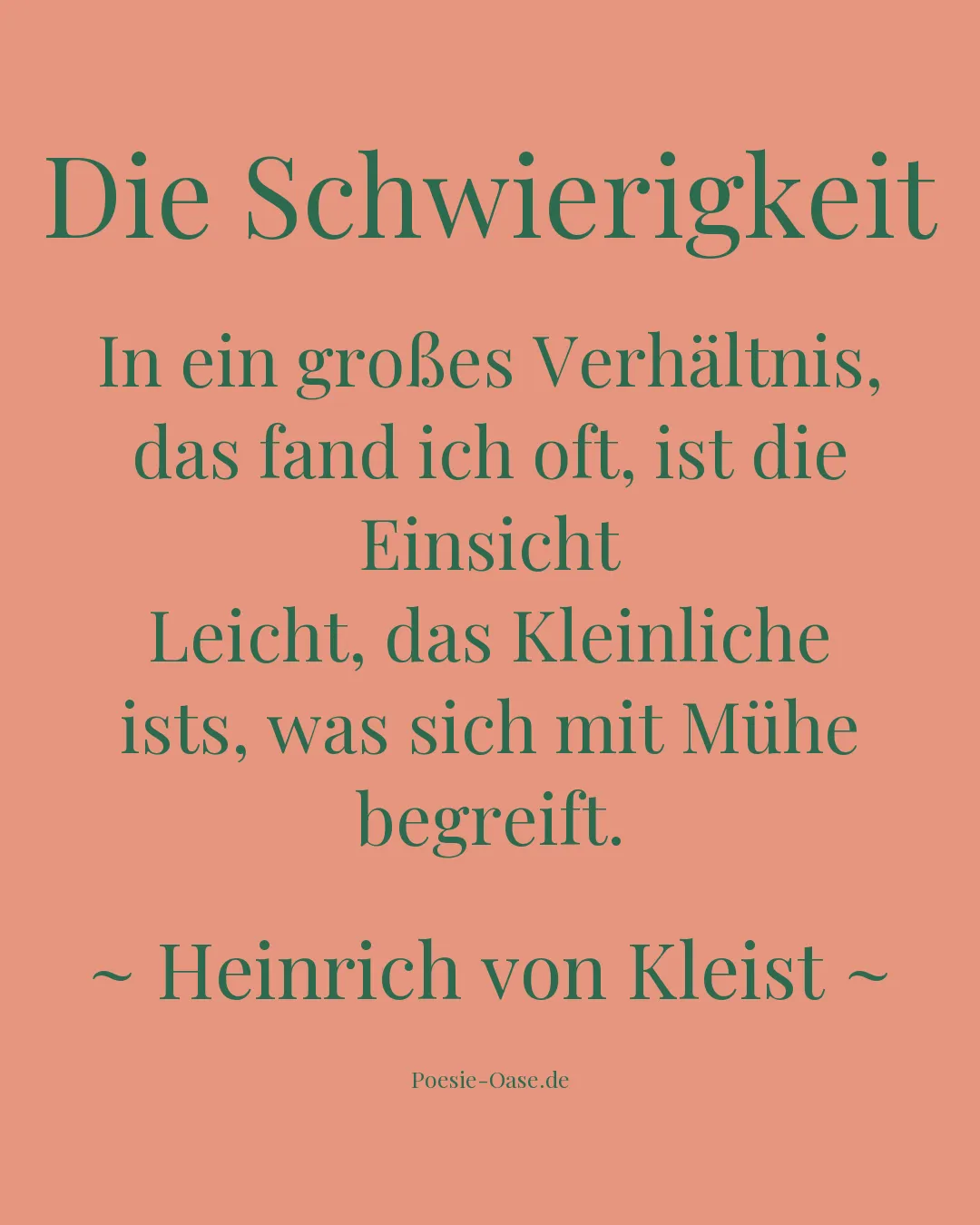 Illustration zu Die Schwierigkeit